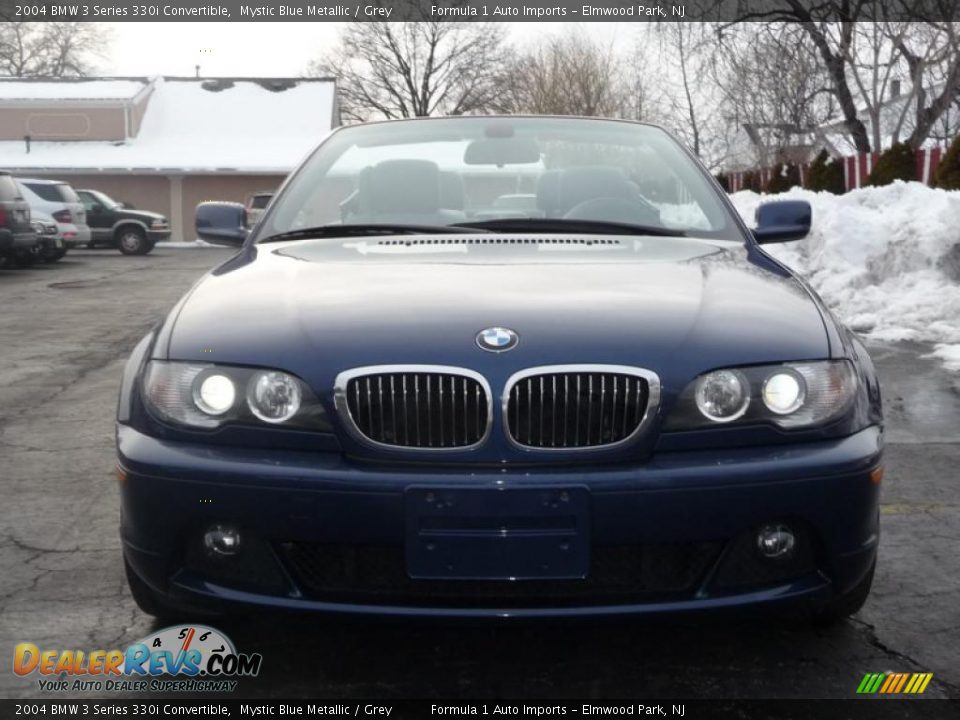 2004 BMW 3 Series 330i Convertible Mystic Blue Metallic / Grey Photo #7