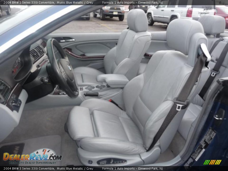 2004 BMW 3 Series 330i Convertible Mystic Blue Metallic / Grey Photo #16