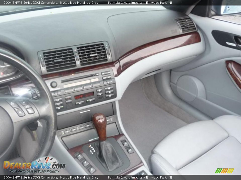 2004 BMW 3 Series 330i Convertible Mystic Blue Metallic / Grey Photo #18
