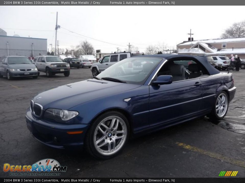 2004 BMW 3 Series 330i Convertible Mystic Blue Metallic / Grey Photo #23