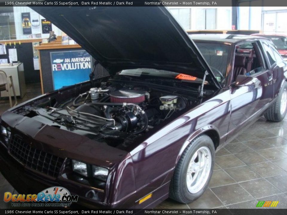 1986 Chevrolet Monte Carlo SS SuperSport Dark Red Metallic / Dark Red Photo #1