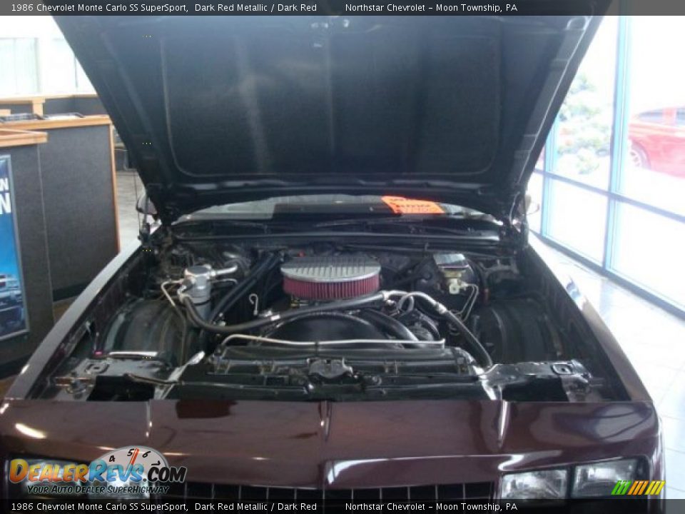 1986 Chevrolet Monte Carlo SS SuperSport Dark Red Metallic / Dark Red Photo #2