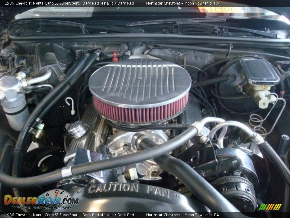 1986 Chevrolet Monte Carlo SS SuperSport Dark Red Metallic / Dark Red Photo #4