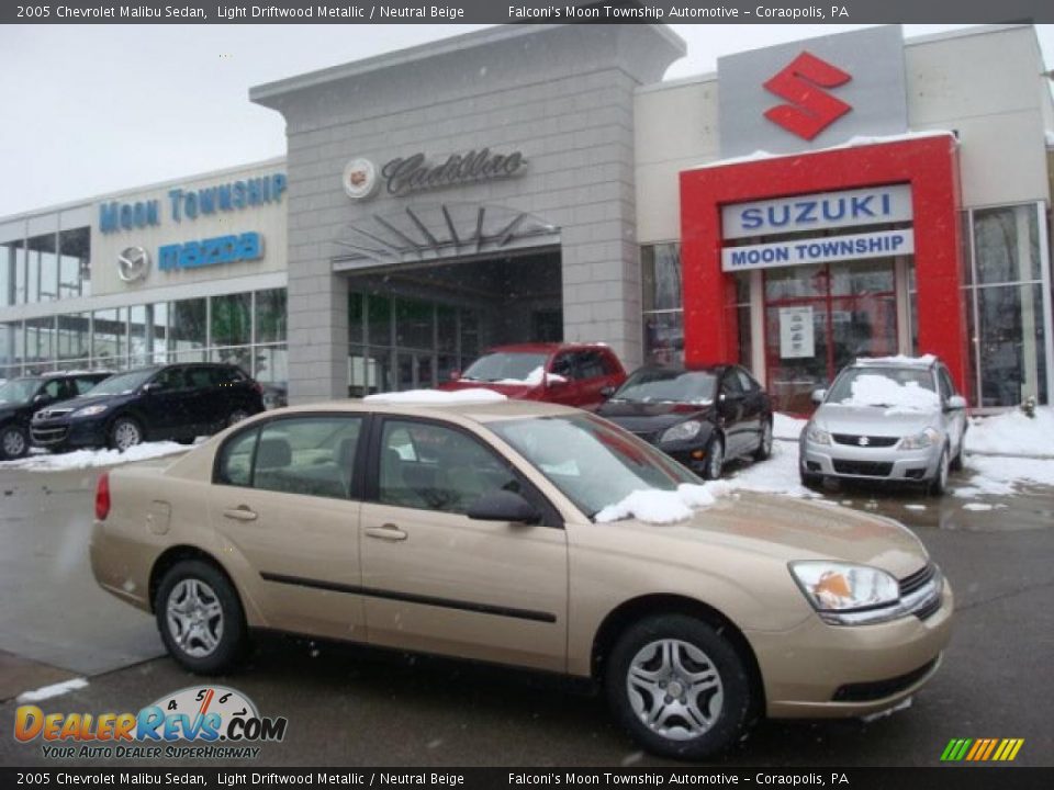 2005 Chevrolet Malibu Sedan Light Driftwood Metallic / Neutral Beige Photo #1