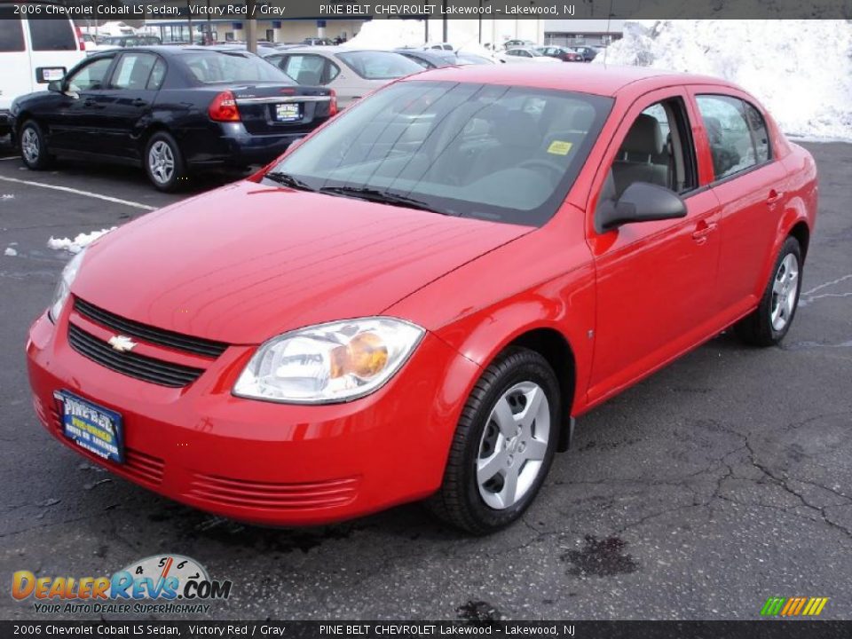 2006 Chevrolet Cobalt LS Sedan Victory Red / Gray Photo #1