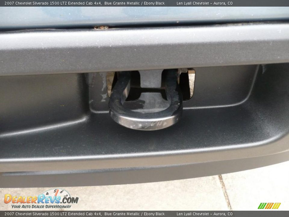 2007 Chevrolet Silverado 1500 LTZ Extended Cab 4x4 Blue Granite Metallic / Ebony Black Photo #22