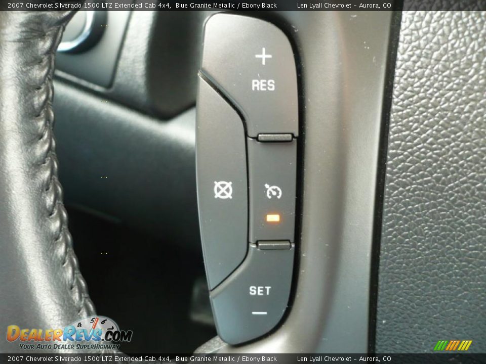 2007 Chevrolet Silverado 1500 LTZ Extended Cab 4x4 Blue Granite Metallic / Ebony Black Photo #27