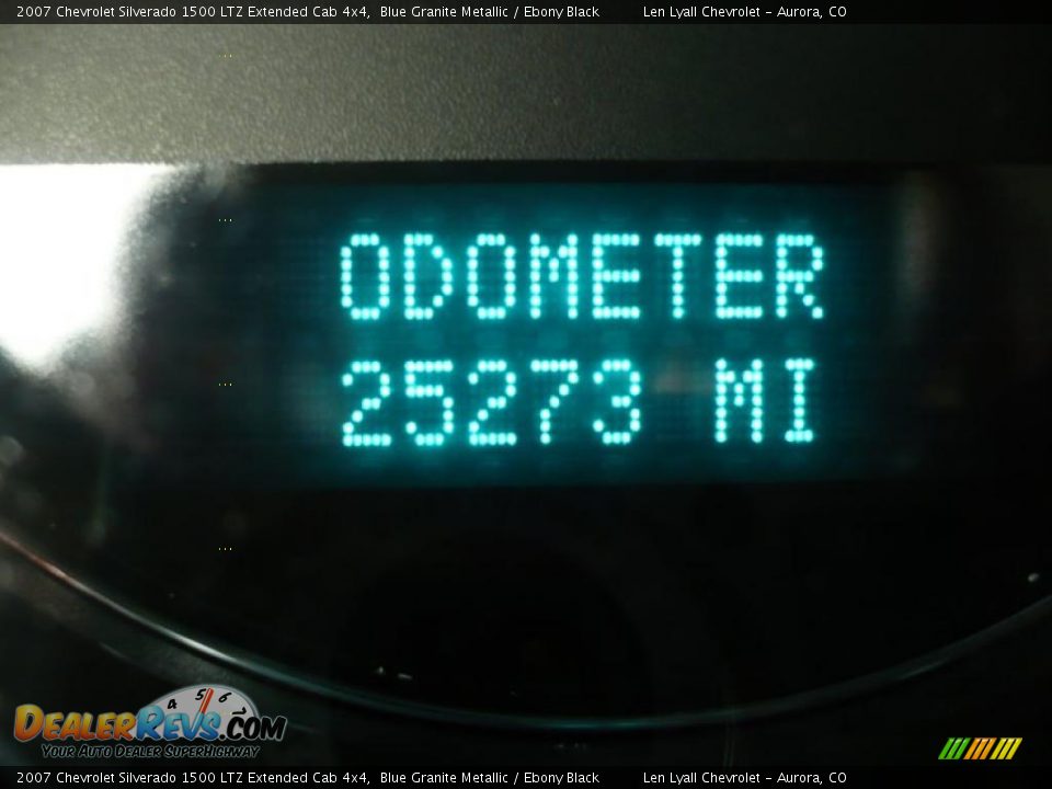 2007 Chevrolet Silverado 1500 LTZ Extended Cab 4x4 Blue Granite Metallic / Ebony Black Photo #35