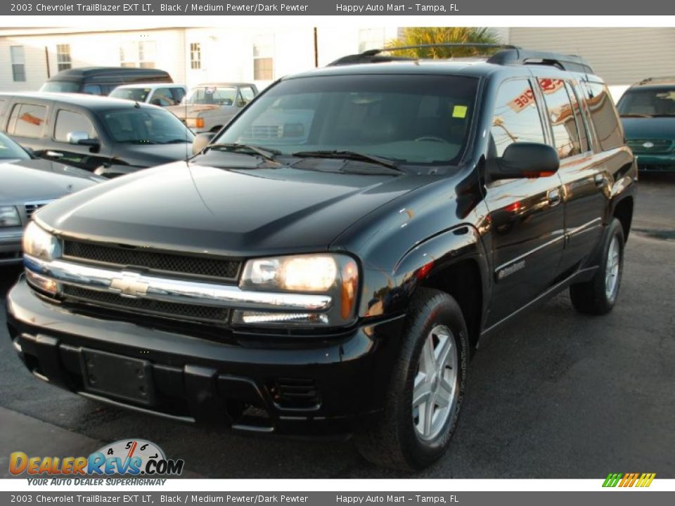 2003 Chevrolet TrailBlazer EXT LT Black / Medium Pewter/Dark Pewter Photo #1