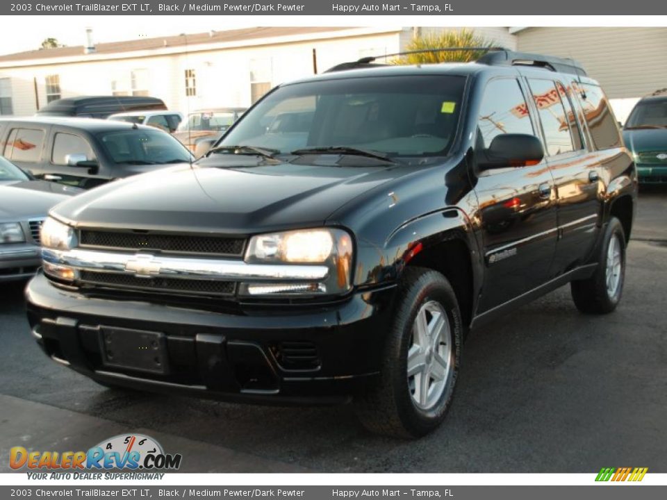 2003 Chevrolet TrailBlazer EXT LT Black / Medium Pewter/Dark Pewter Photo #6