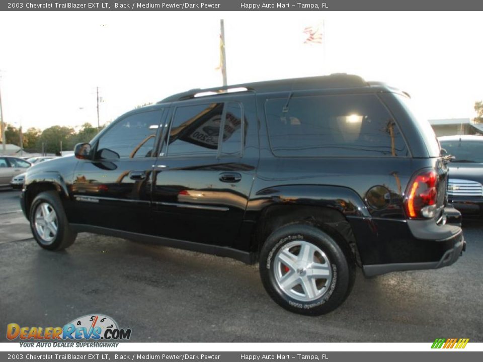 2003 Chevrolet TrailBlazer EXT LT Black / Medium Pewter/Dark Pewter Photo #7