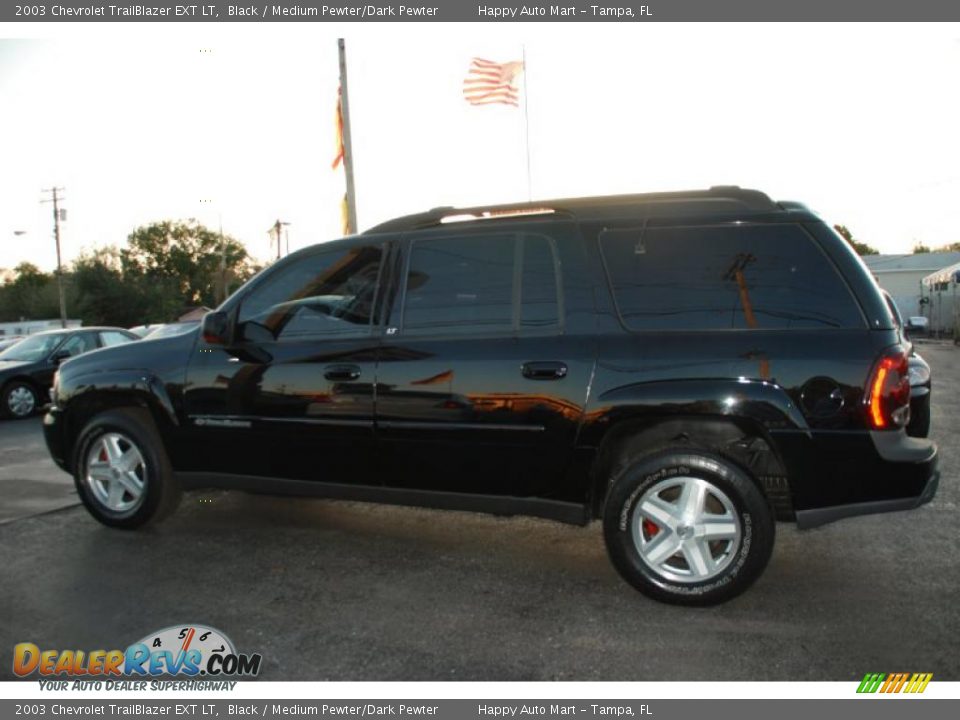 2003 Chevrolet TrailBlazer EXT LT Black / Medium Pewter/Dark Pewter Photo #11