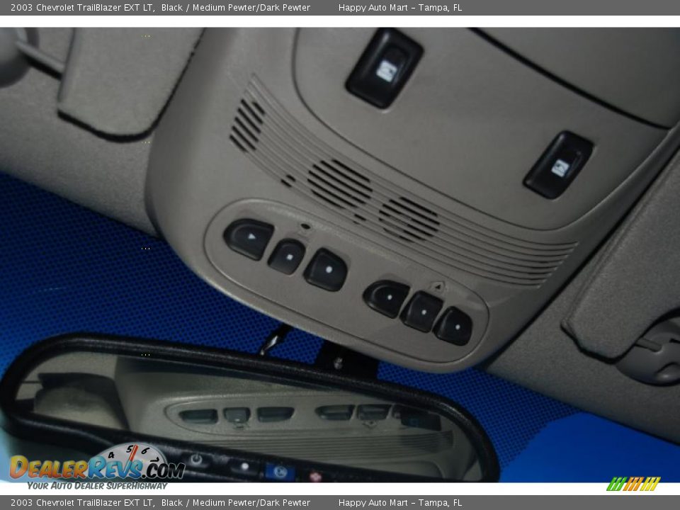 2003 Chevrolet TrailBlazer EXT LT Black / Medium Pewter/Dark Pewter Photo #18