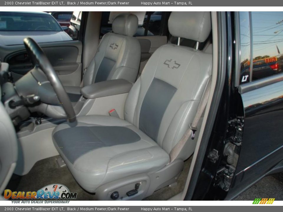 2003 Chevrolet TrailBlazer EXT LT Black / Medium Pewter/Dark Pewter Photo #20