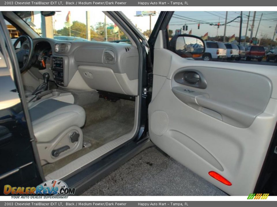 2003 Chevrolet TrailBlazer EXT LT Black / Medium Pewter/Dark Pewter Photo #22