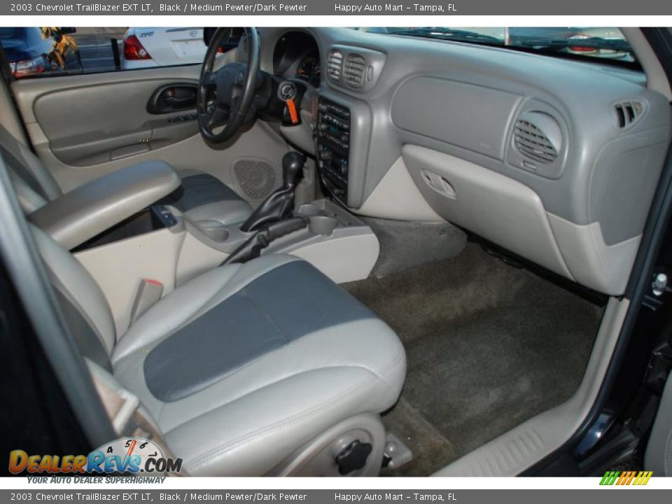 2003 Chevrolet TrailBlazer EXT LT Black / Medium Pewter/Dark Pewter Photo #23