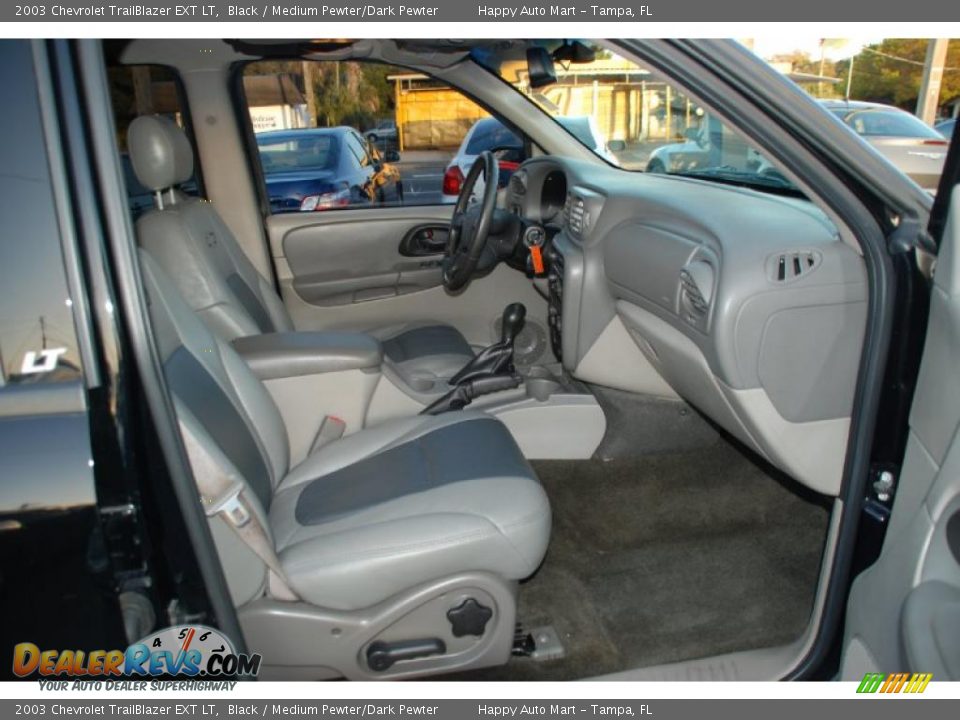 2003 Chevrolet TrailBlazer EXT LT Black / Medium Pewter/Dark Pewter Photo #24