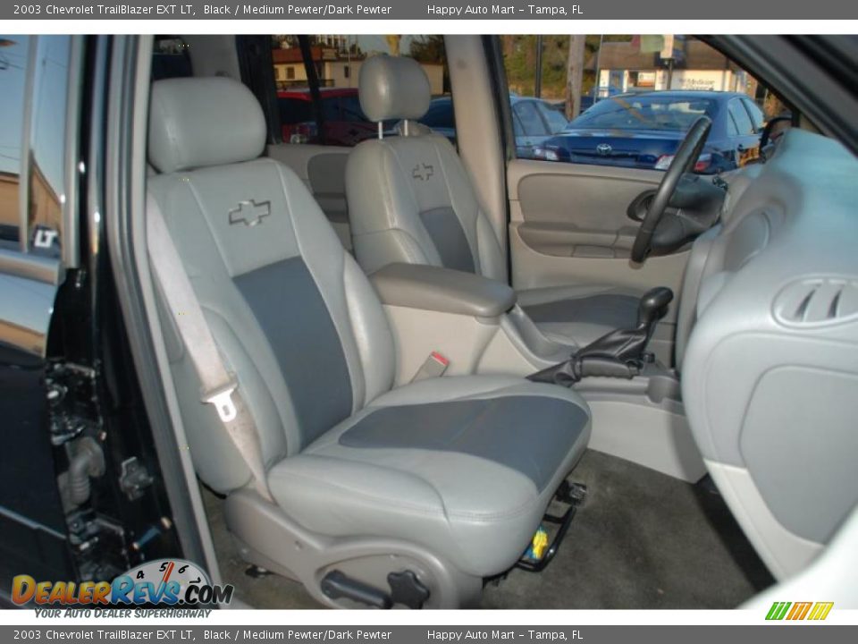 2003 Chevrolet TrailBlazer EXT LT Black / Medium Pewter/Dark Pewter Photo #25
