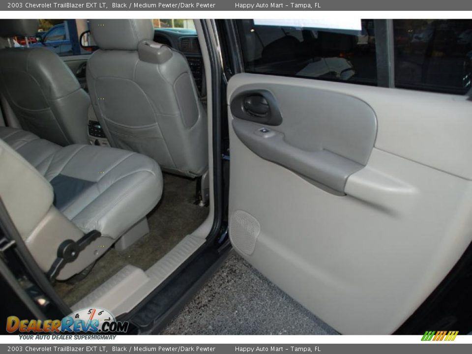2003 Chevrolet TrailBlazer EXT LT Black / Medium Pewter/Dark Pewter Photo #27
