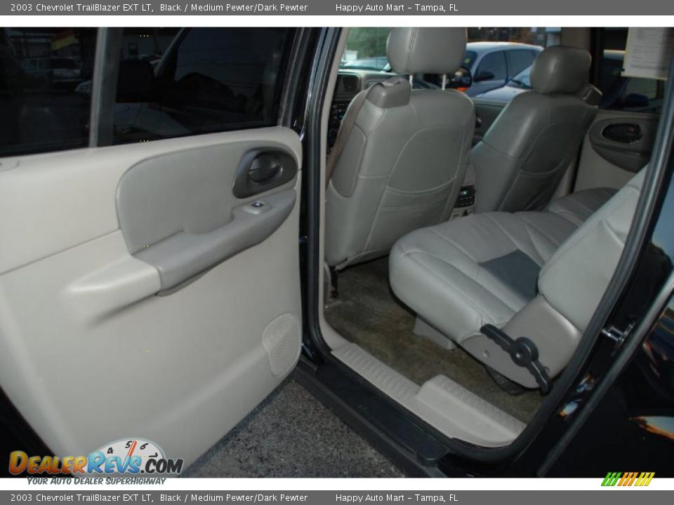 2003 Chevrolet TrailBlazer EXT LT Black / Medium Pewter/Dark Pewter Photo #28