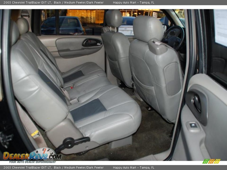 2003 Chevrolet TrailBlazer EXT LT Black / Medium Pewter/Dark Pewter Photo #29