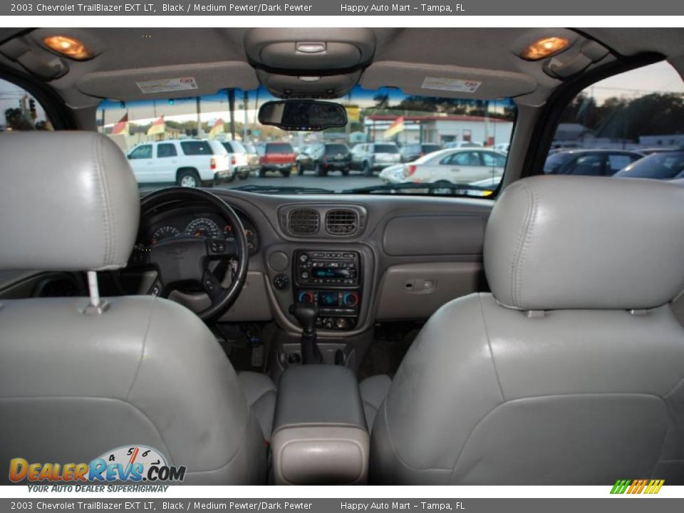 2003 Chevrolet TrailBlazer EXT LT Black / Medium Pewter/Dark Pewter Photo #30
