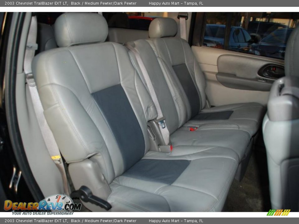 2003 Chevrolet TrailBlazer EXT LT Black / Medium Pewter/Dark Pewter Photo #31