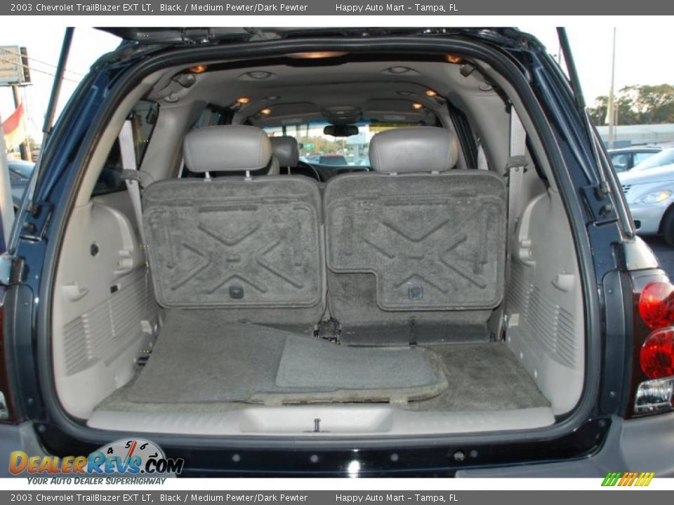 2003 Chevrolet TrailBlazer EXT LT Black / Medium Pewter/Dark Pewter Photo #34