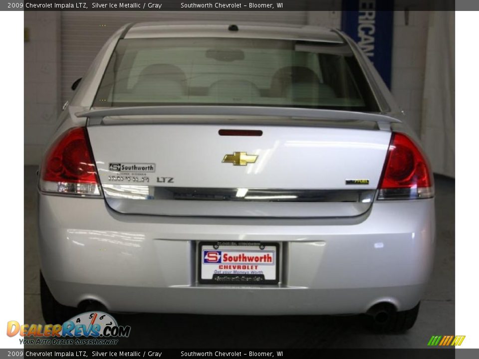 2009 Chevrolet Impala LTZ Silver Ice Metallic / Gray Photo #3