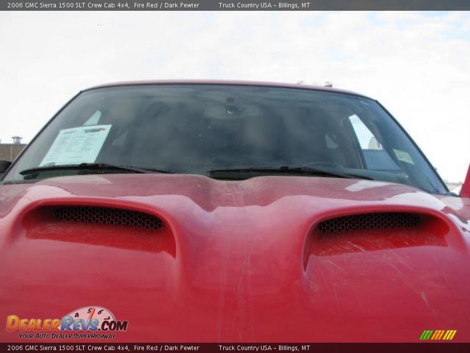 2006 GMC Sierra 1500 SLT Crew Cab 4x4 Fire Red / Dark Pewter Photo #4