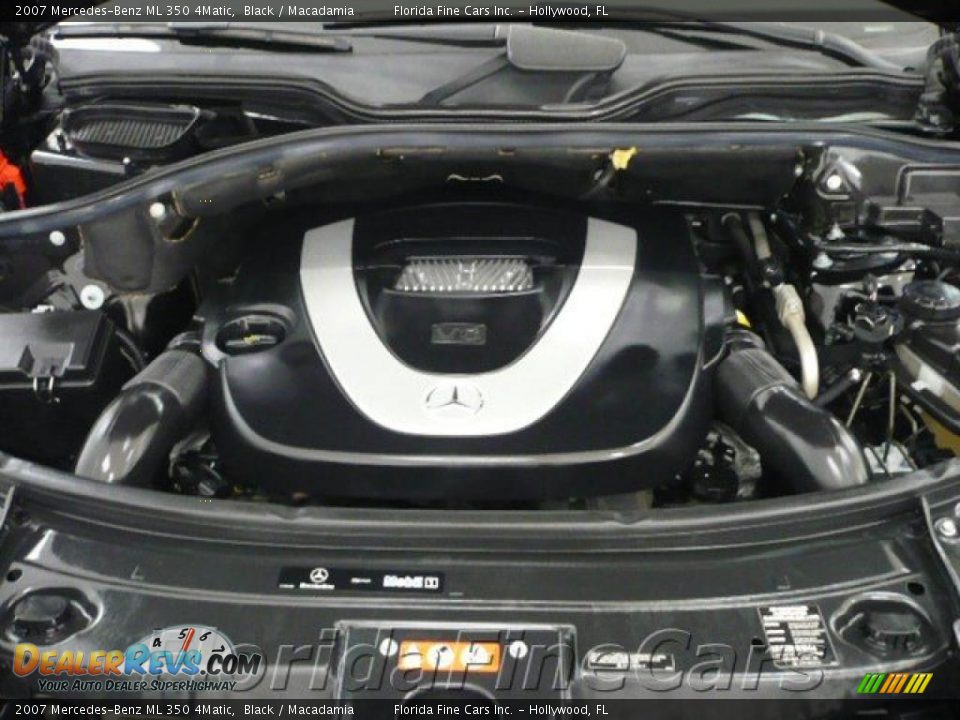 2007 Mercedes-Benz ML 350 4Matic Black / Macadamia Photo #9