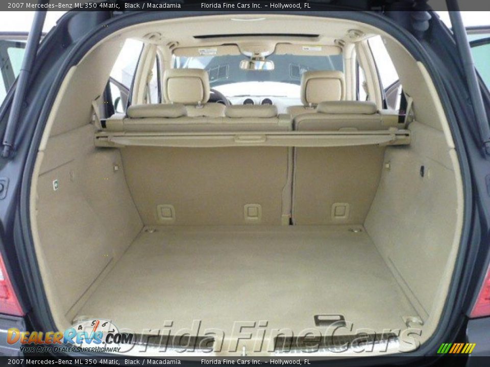 2007 Mercedes-Benz ML 350 4Matic Black / Macadamia Photo #10