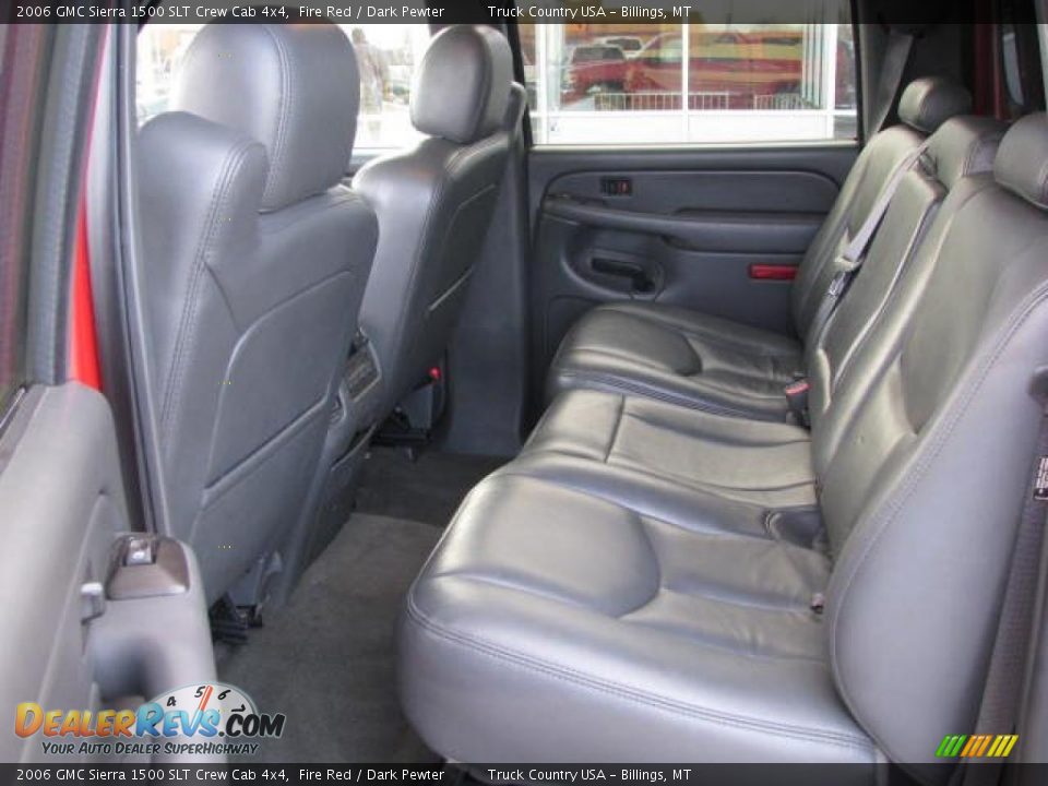 2006 GMC Sierra 1500 SLT Crew Cab 4x4 Fire Red / Dark Pewter Photo #12