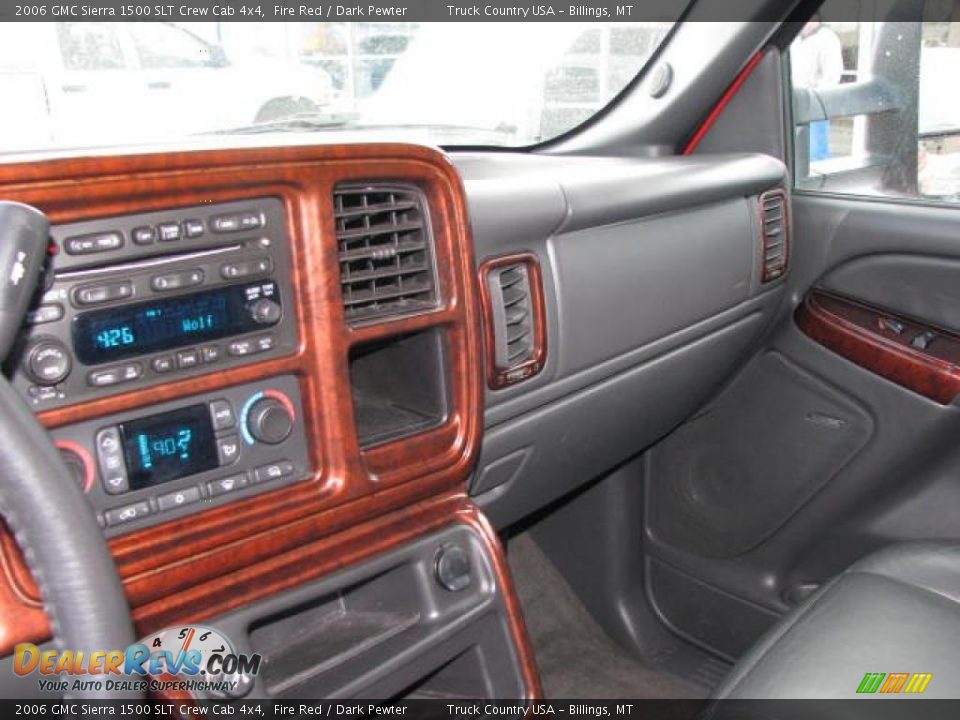 2006 GMC Sierra 1500 SLT Crew Cab 4x4 Fire Red / Dark Pewter Photo #15