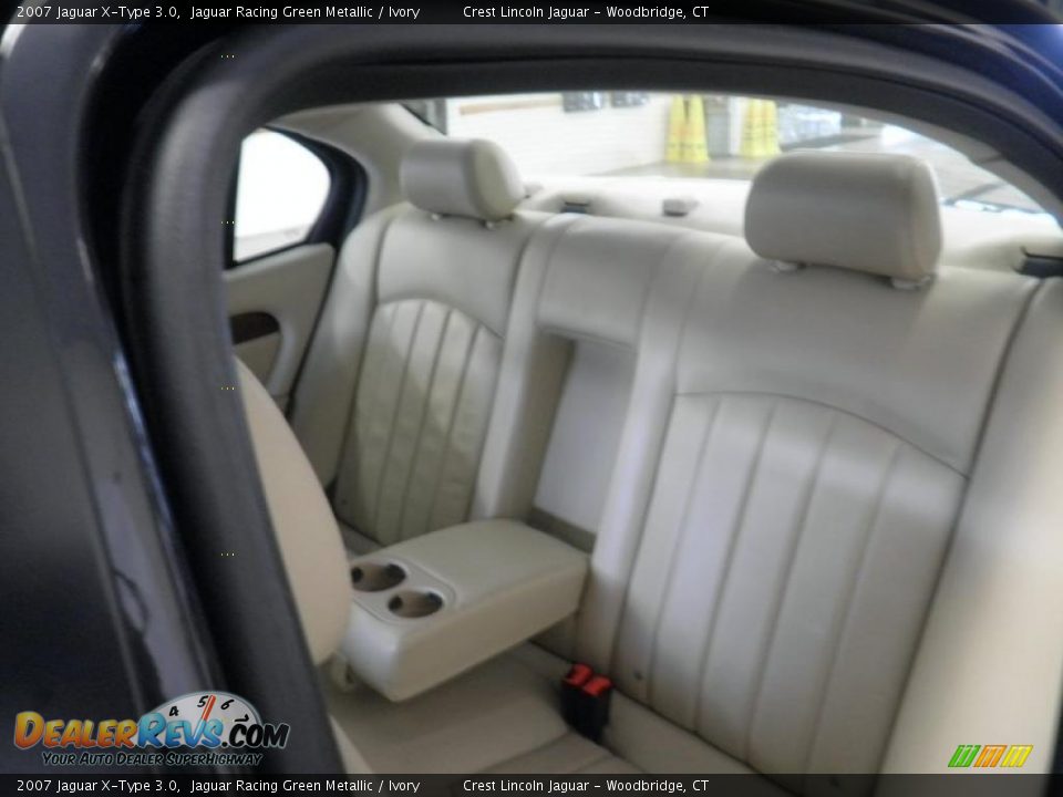 2007 Jaguar X-Type 3.0 Jaguar Racing Green Metallic / Ivory Photo #8