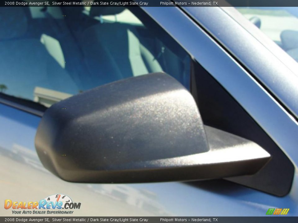 2008 Dodge Avenger SE Silver Steel Metallic / Dark Slate Gray/Light Slate Gray Photo #16