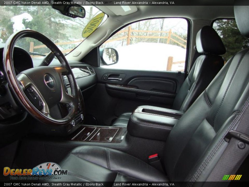 2007 GMC Yukon Denali AWD Stealth Gray Metallic / Ebony Black Photo #9