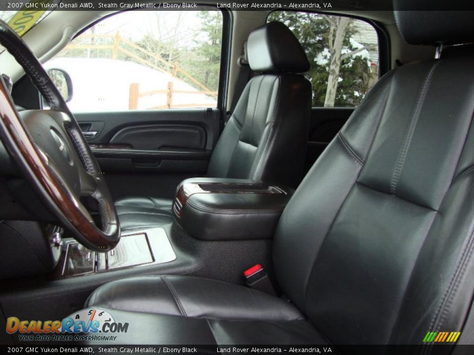 2007 GMC Yukon Denali AWD Stealth Gray Metallic / Ebony Black Photo #10