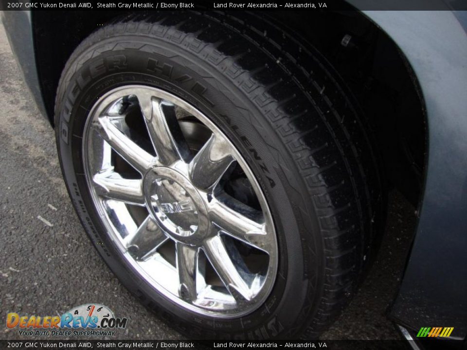 2007 GMC Yukon Denali AWD Stealth Gray Metallic / Ebony Black Photo #18