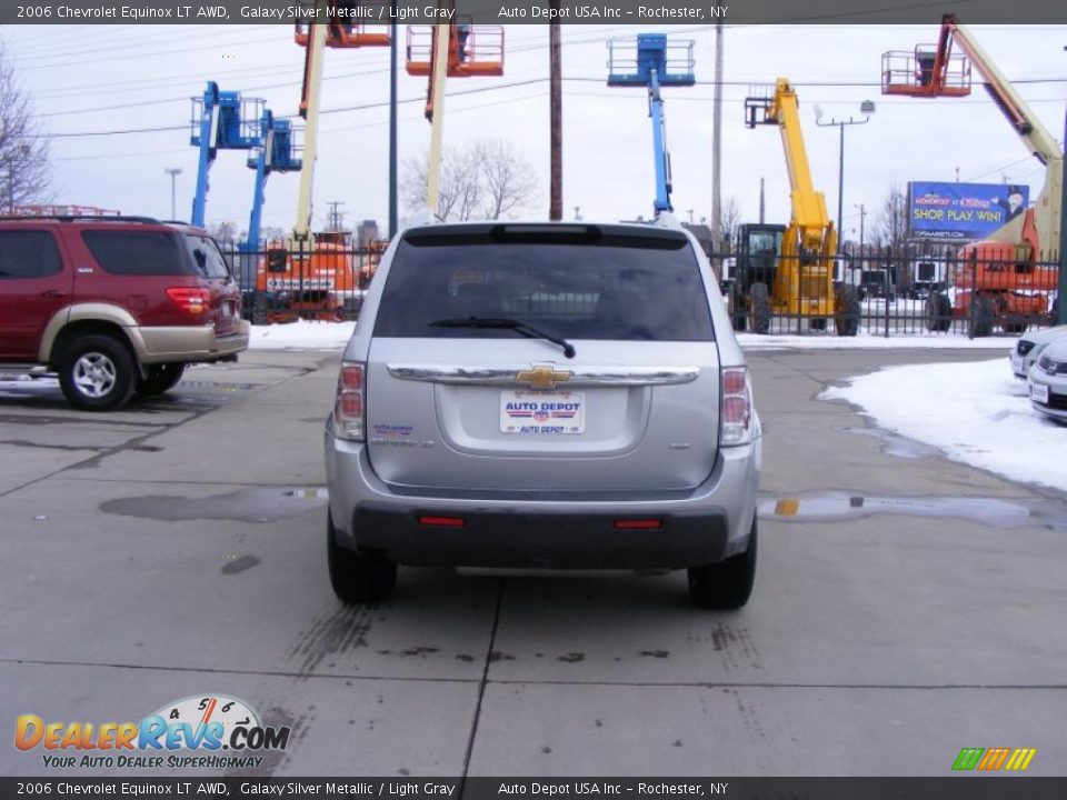 2006 Chevrolet Equinox LT AWD Galaxy Silver Metallic / Light Gray Photo #7