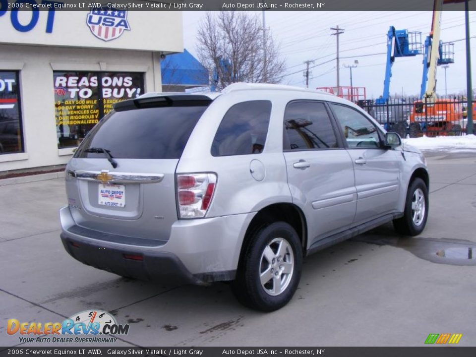 2006 Chevrolet Equinox LT AWD Galaxy Silver Metallic / Light Gray Photo #8