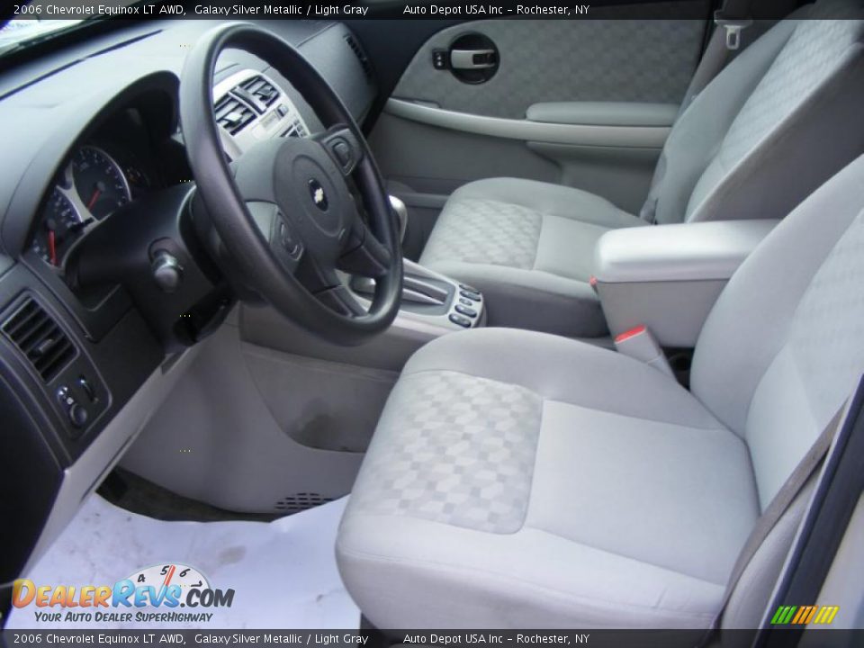 2006 Chevrolet Equinox LT AWD Galaxy Silver Metallic / Light Gray Photo #10