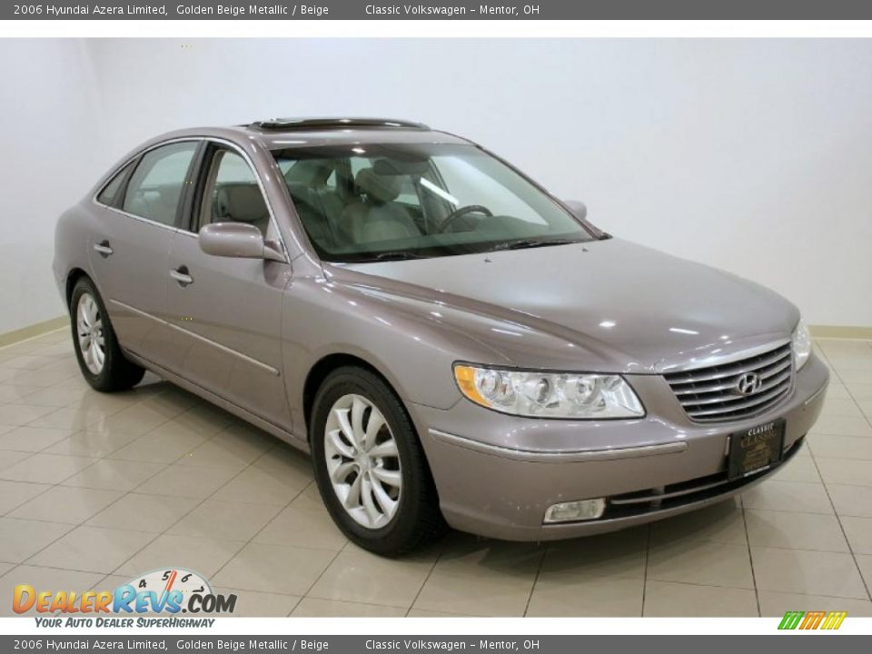 2006 Hyundai Azera Limited Golden Beige Metallic / Beige Photo #1