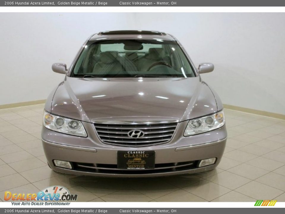 2006 Hyundai Azera Limited Golden Beige Metallic / Beige Photo #2