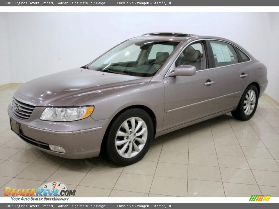2006 Hyundai Azera Limited Golden Beige Metallic / Beige Photo #3