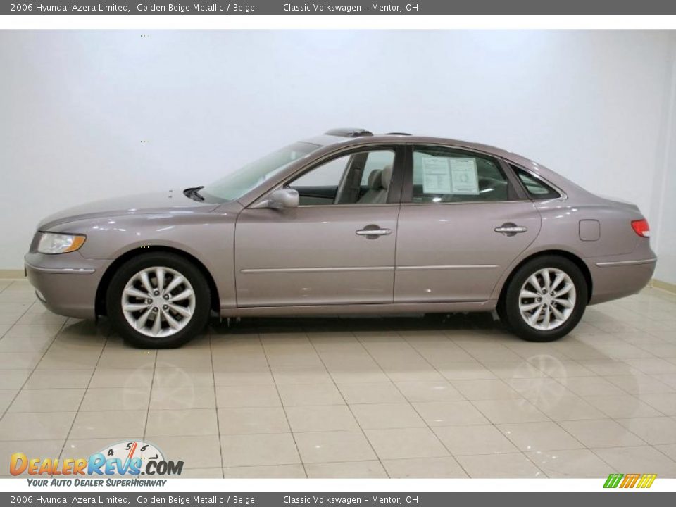 2006 Hyundai Azera Limited Golden Beige Metallic / Beige Photo #4