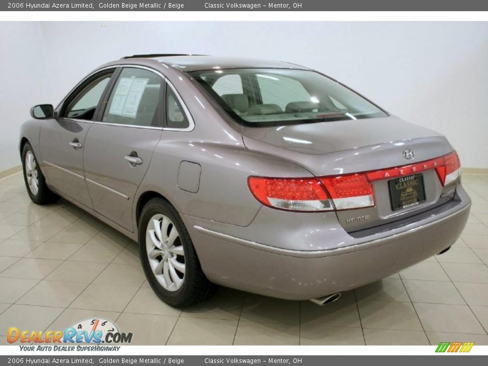 2006 Hyundai Azera Limited Golden Beige Metallic / Beige Photo #5