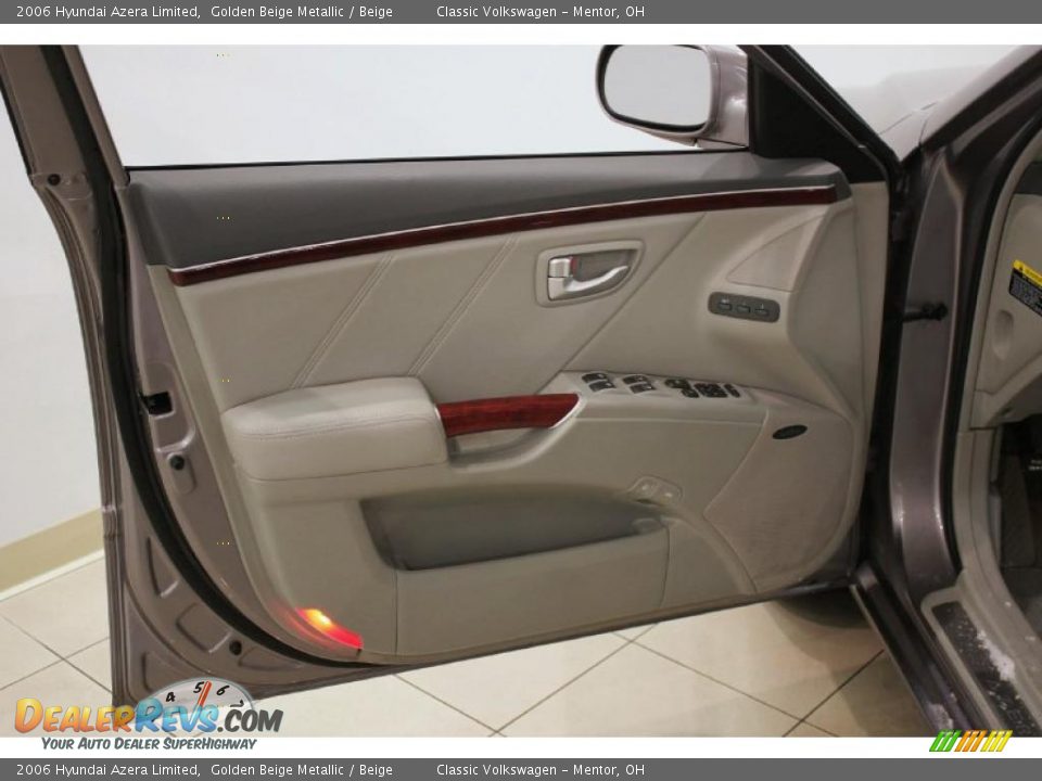 2006 Hyundai Azera Limited Golden Beige Metallic / Beige Photo #8