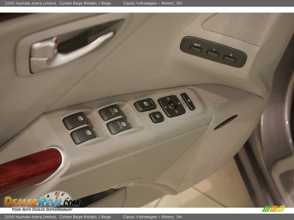 2006 Hyundai Azera Limited Golden Beige Metallic / Beige Photo #9
