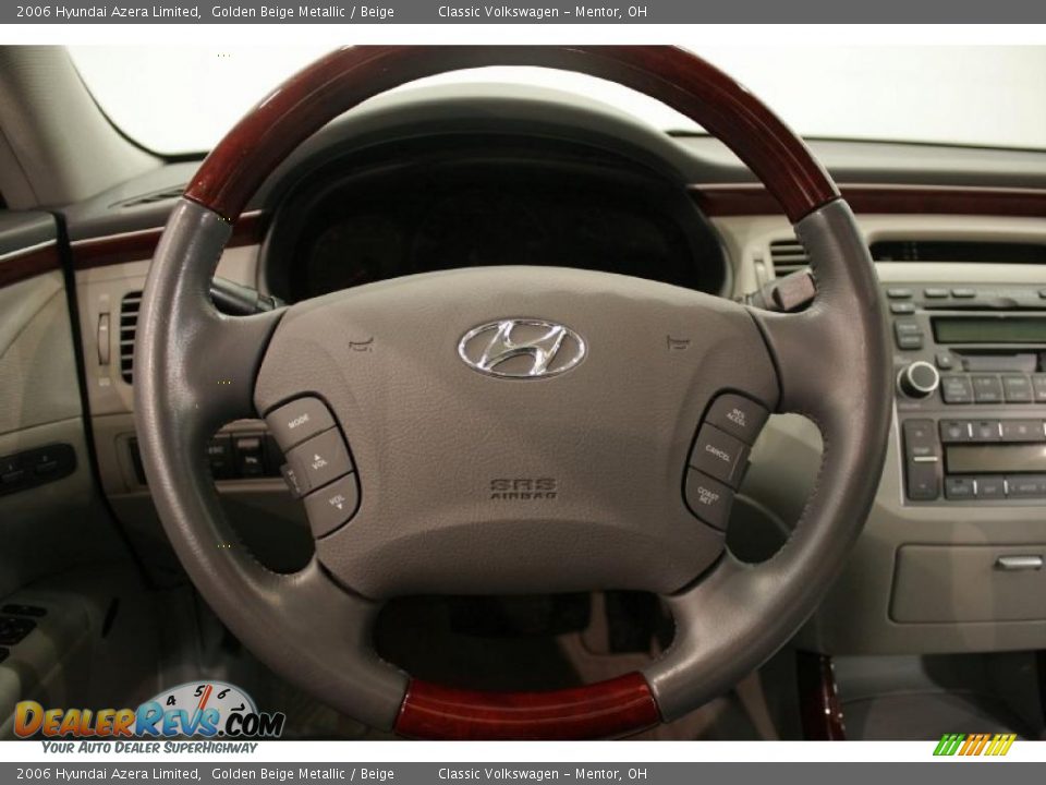 2006 Hyundai Azera Limited Golden Beige Metallic / Beige Photo #14
